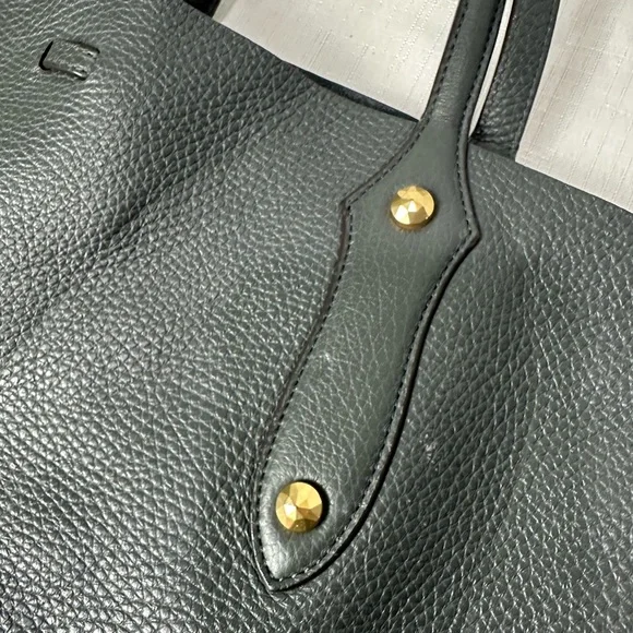 Annabel Ingall Gray Pebble Leather Tote - Picture 3 of 10